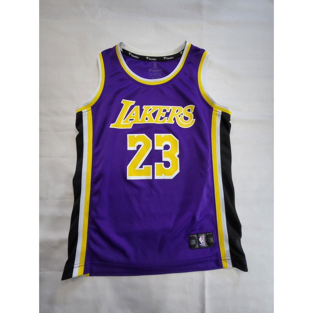 Fanatics LeBron James Los Angeles Lakers 23 Youth Jersey Purple Medium 401Y